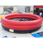 inflatable bull ride game